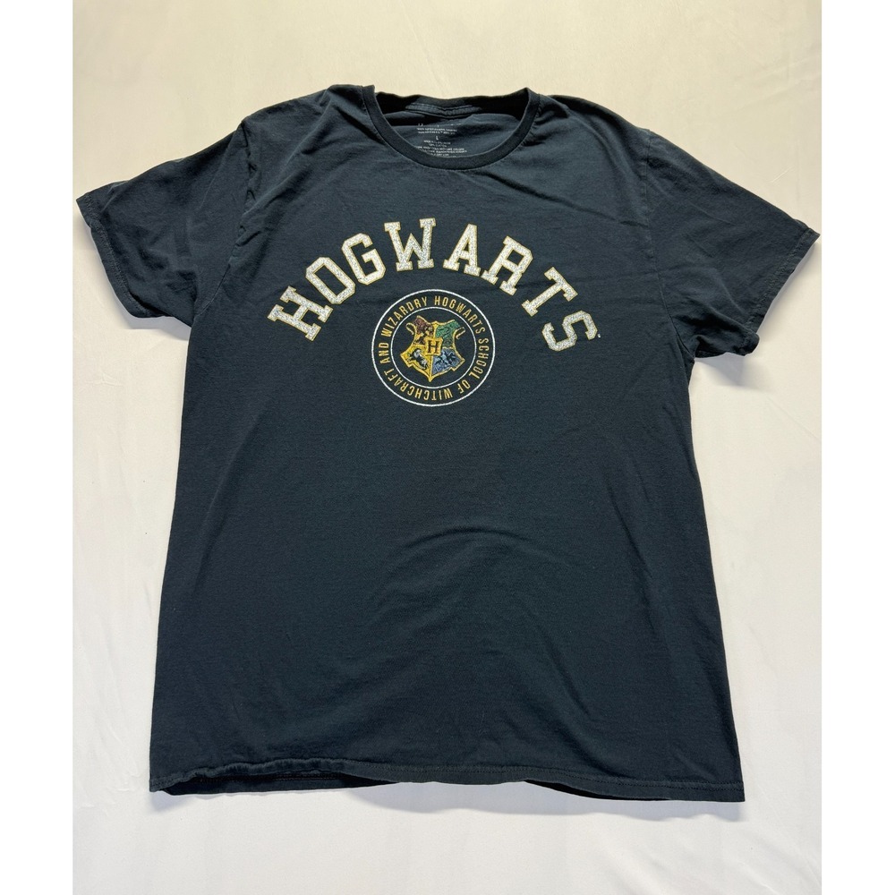 Harry Potter T Shirt Mens Large Black Hogwarts School of Witchcraft and Wizardry
